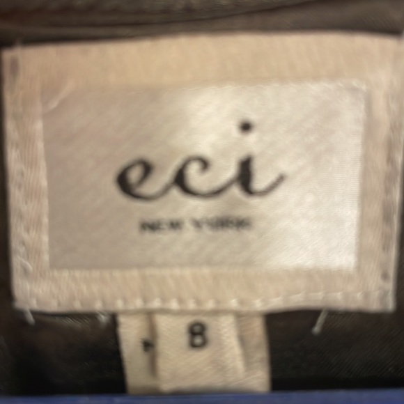 Long sleeve black cocktail dress, size 8 - Picture 2 of 5